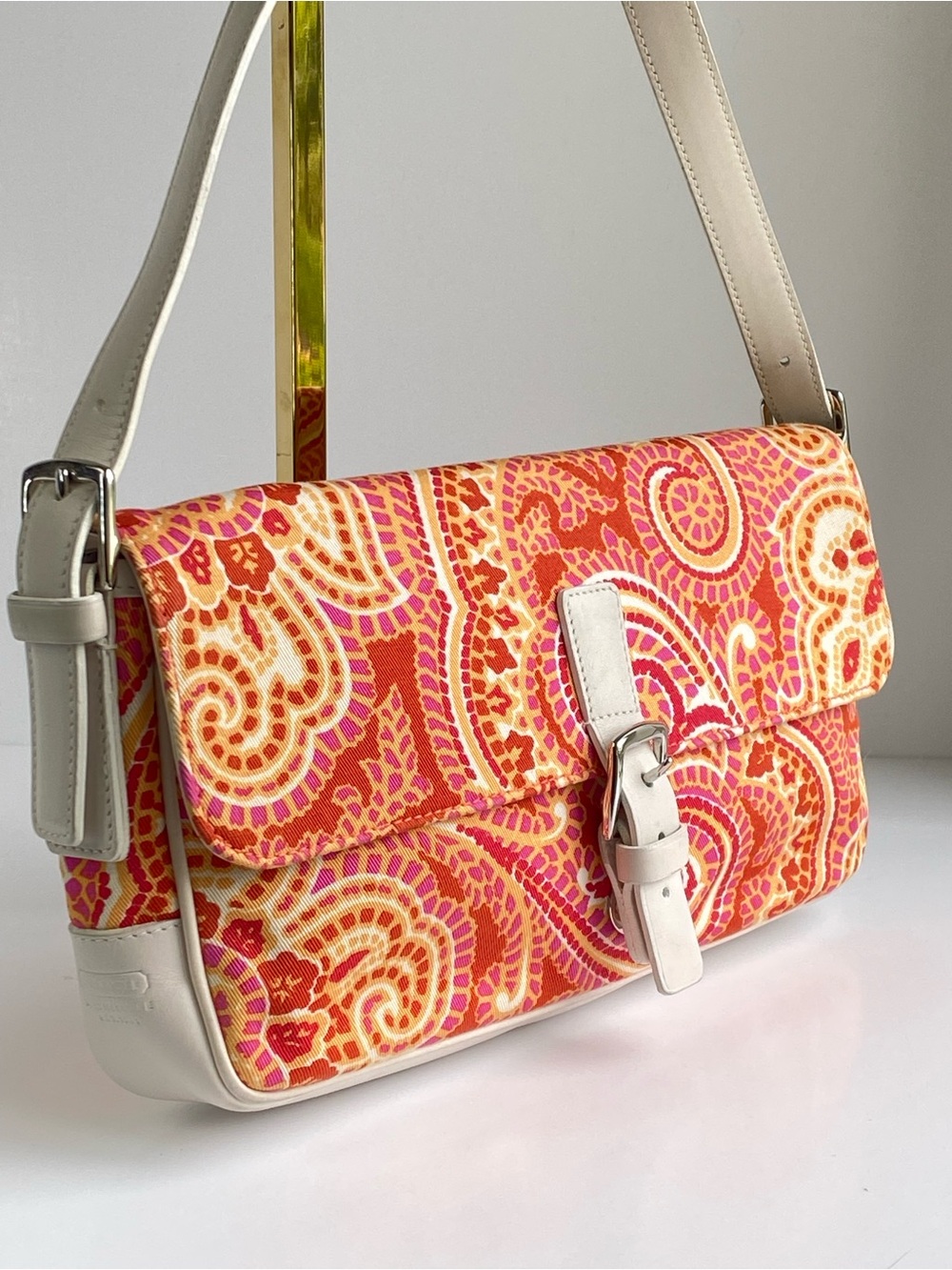 Coach Vintage Italian Paisley Shoulder Bag - Picture 8 of 17